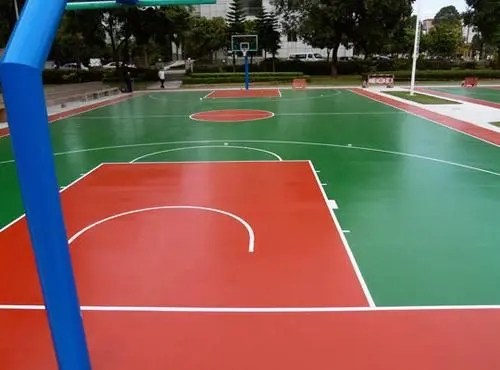 保山球场地面翻新,裂缝修重要性